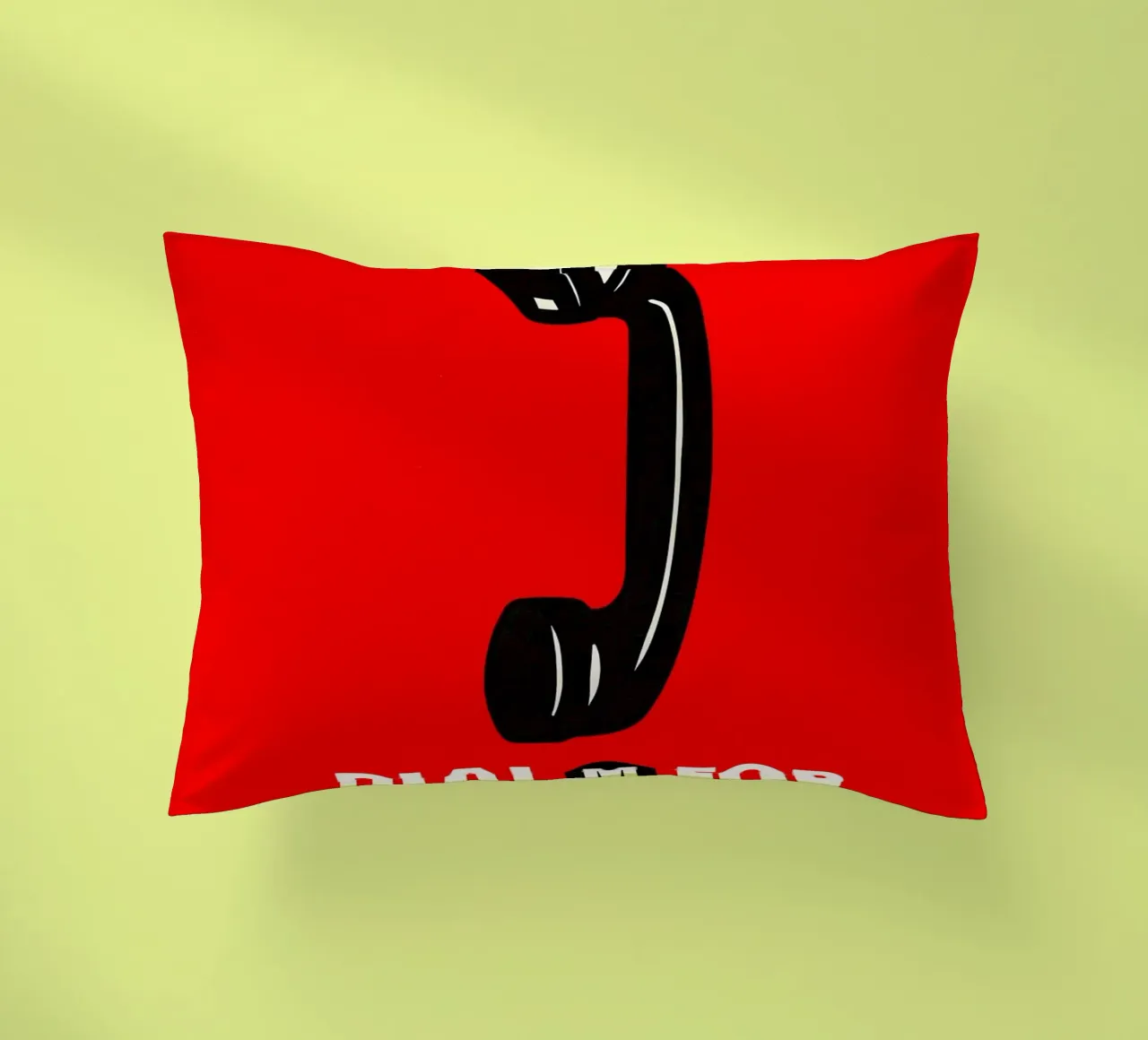 Dial M For Murder Print cuscino da MoviesArt