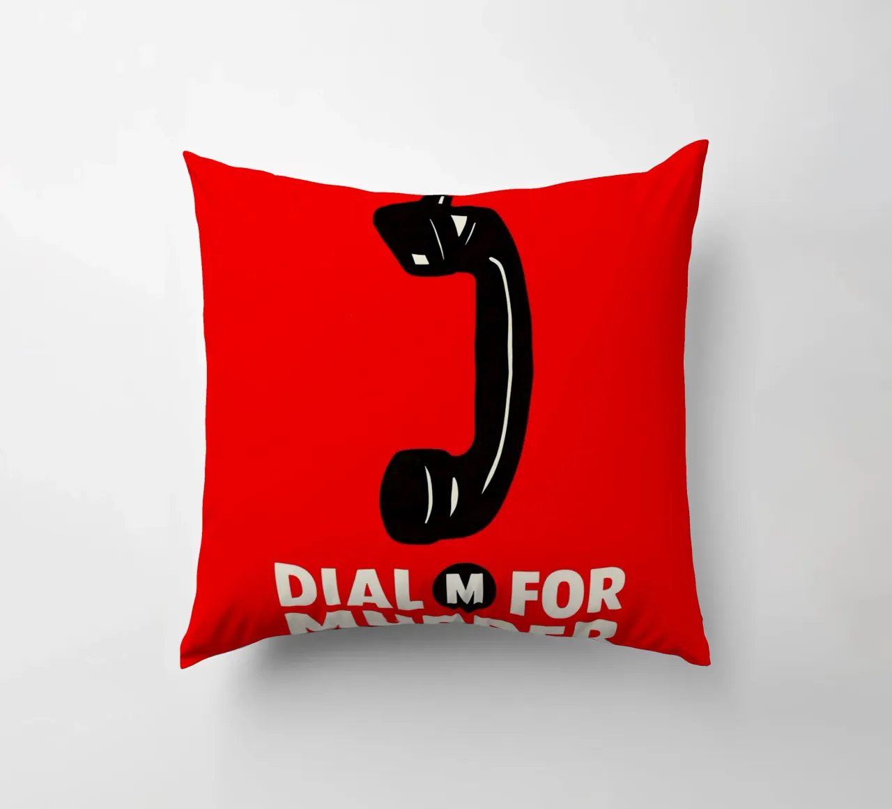 Dial M For Murder Print cuscino da MoviesArt