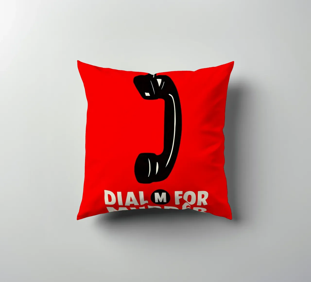 Dial M For Murder Print cuscino da MoviesArt