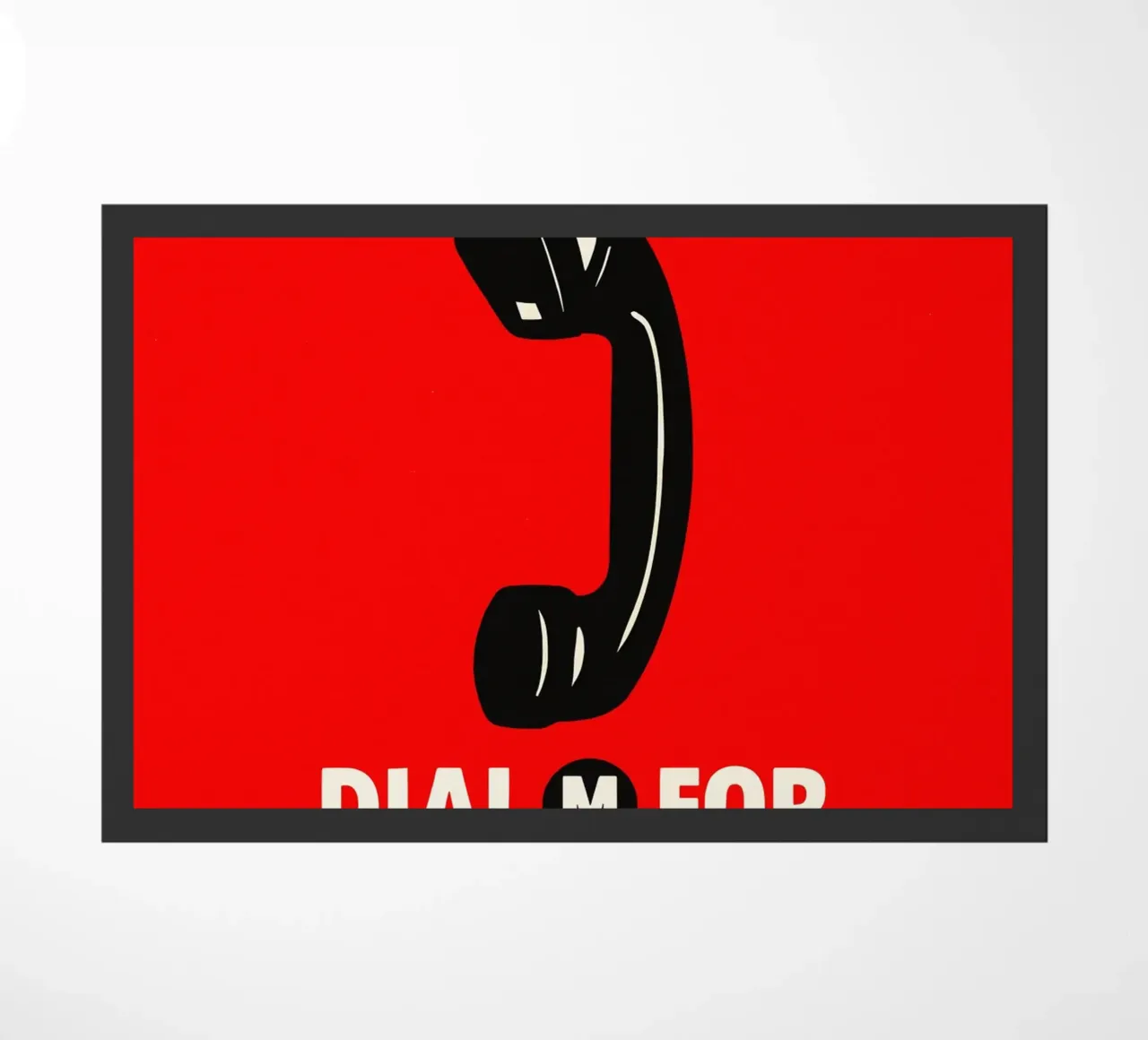 Dial M For Murder Print zerbino da MoviesArt
