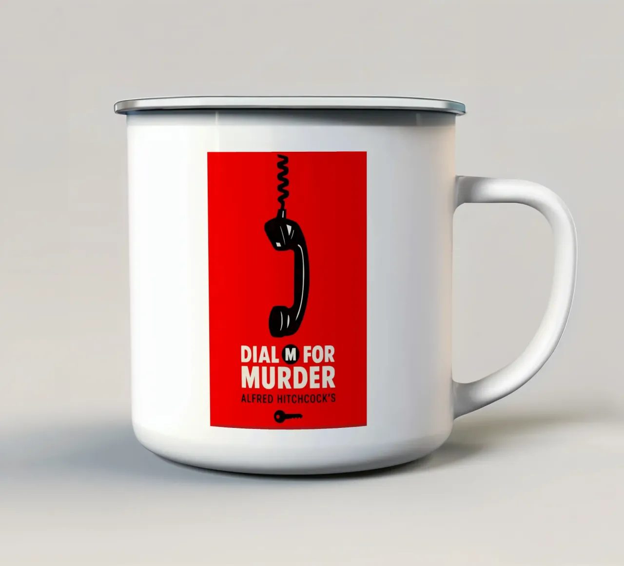 Dial M For Murder Print tazza in smalto da MoviesArt