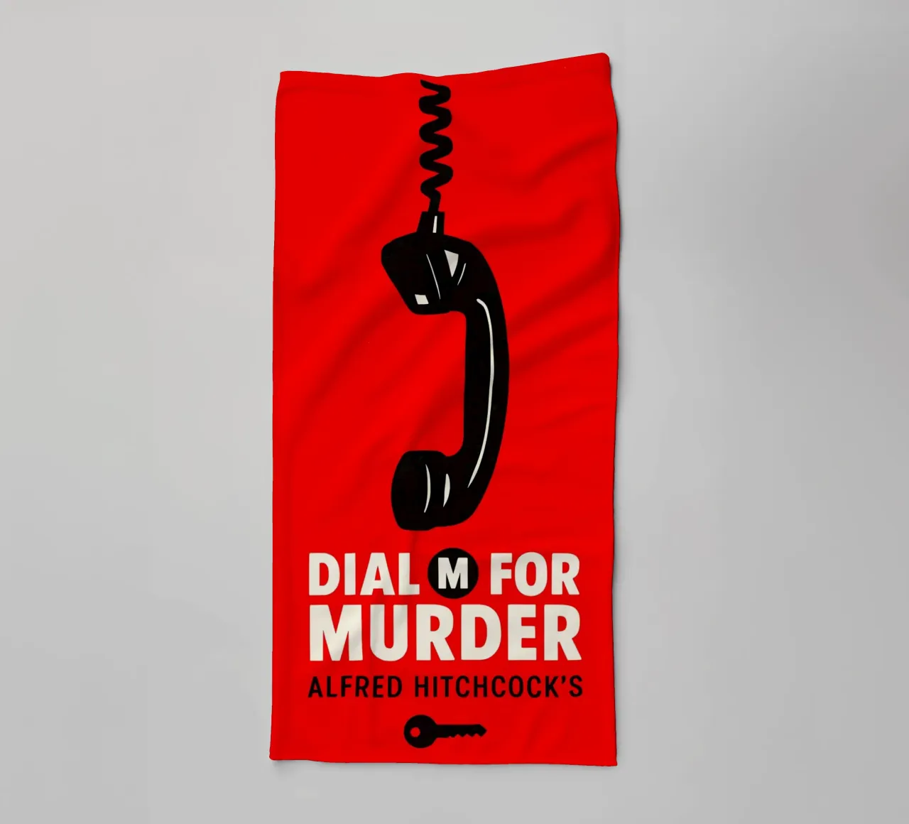 Dial M For Murder Print asciugamano da bagno da MoviesArt