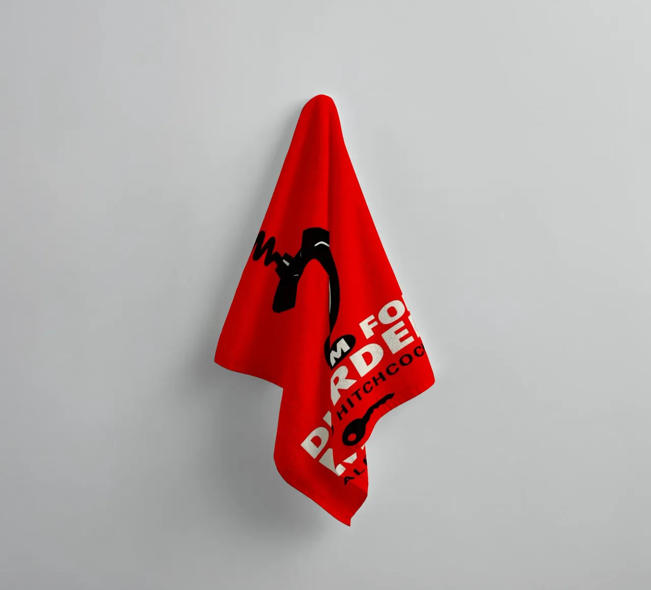 Dial M For Murder Print asciugamano da bagno da MoviesArt