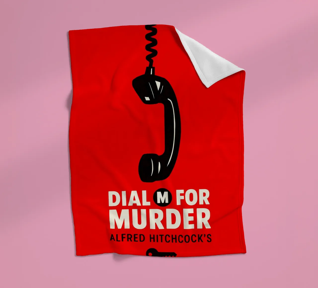 Dial M For Murder Print coperta in pile da MoviesArt