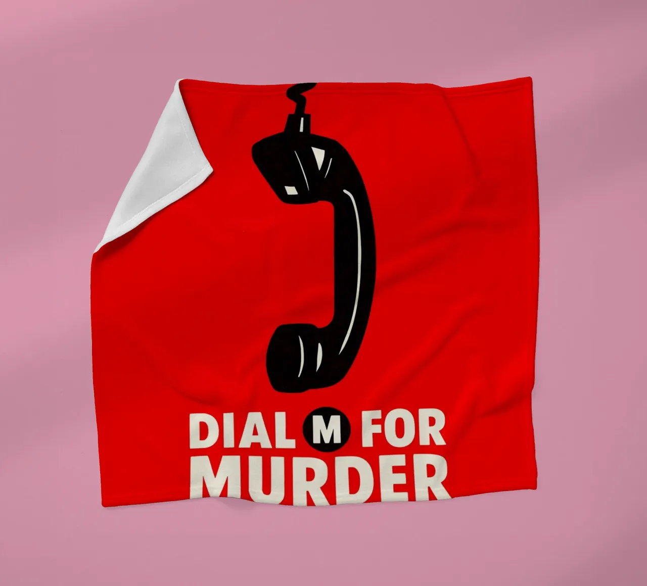 Dial M For Murder Print coperta in pile da MoviesArt