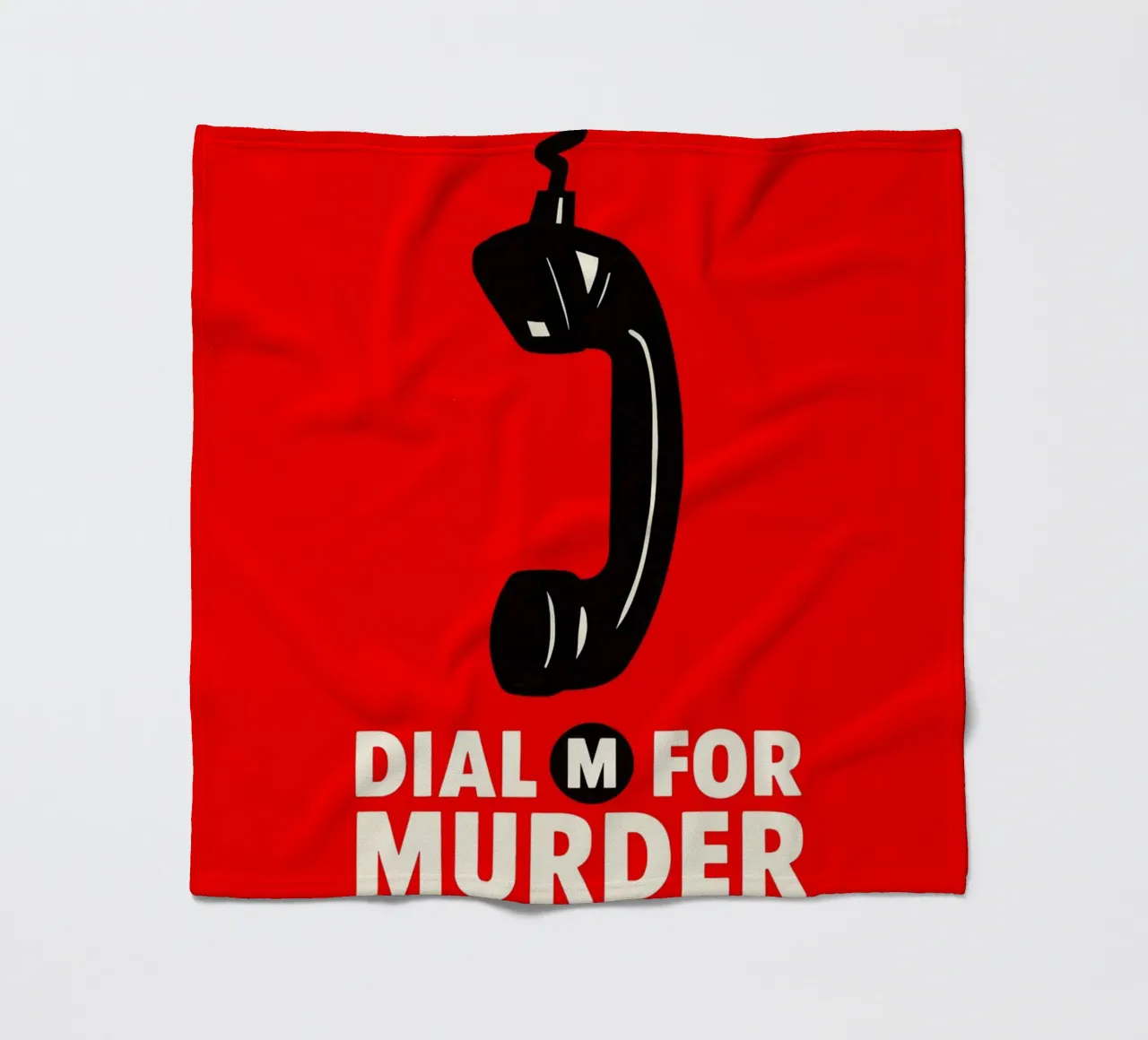 Dial M For Murder Print coperta in pile da MoviesArt