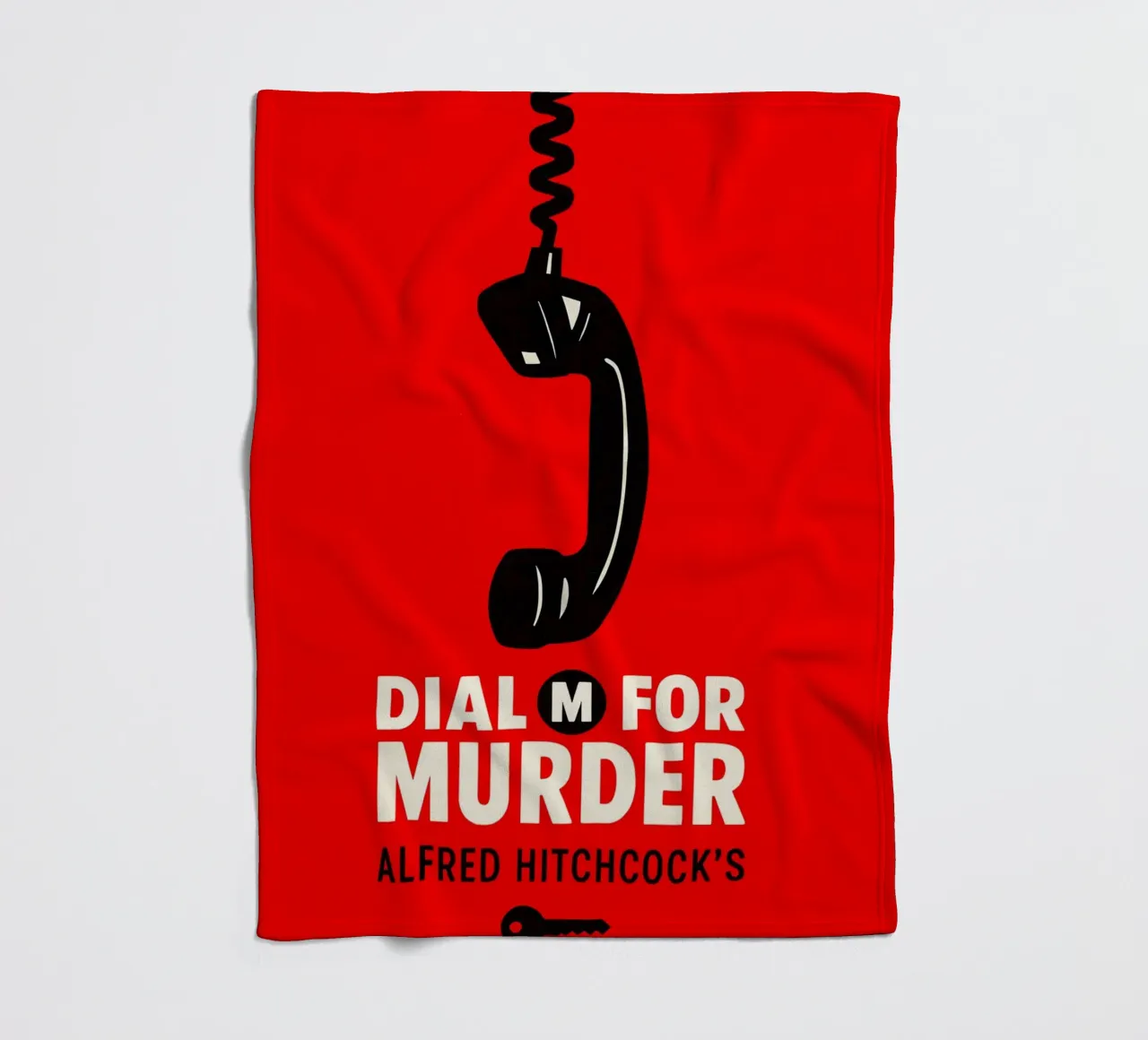 Dial M For Murder Print coperta in pile da MoviesArt