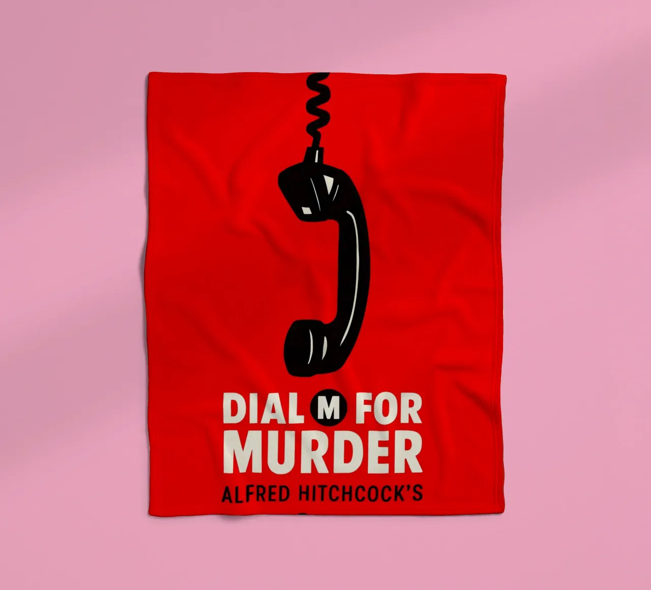 Dial M For Murder Print coperta in pile da MoviesArt