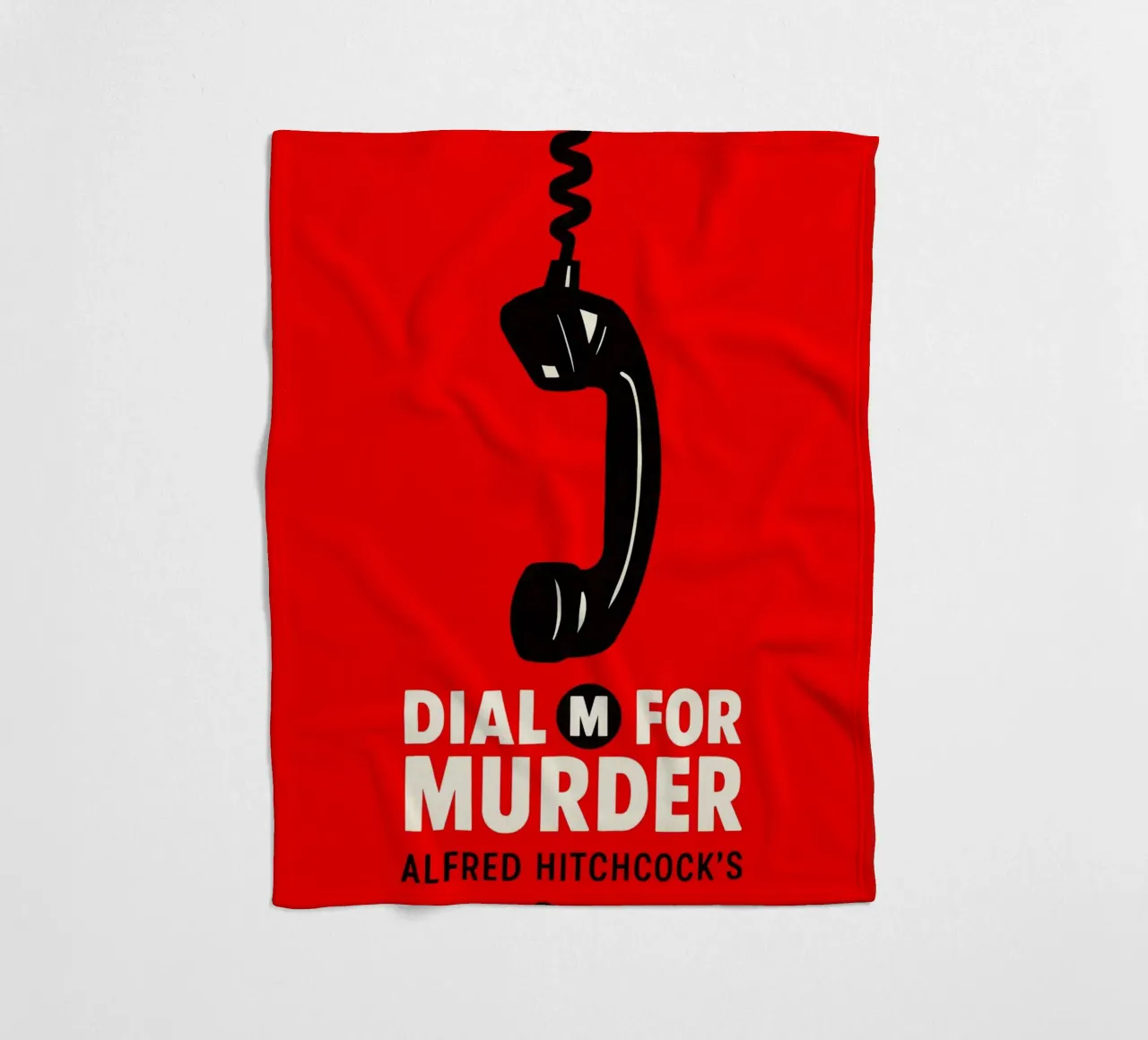 Dial M For Murder Print coperta in pile da MoviesArt