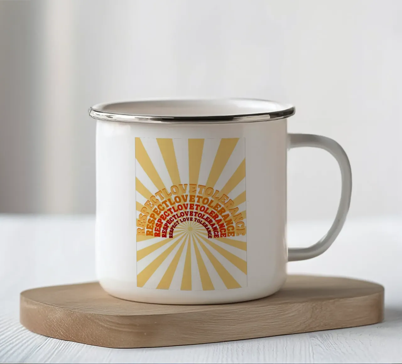 Bridge of Love tazza in smalto da SoulfireGuru