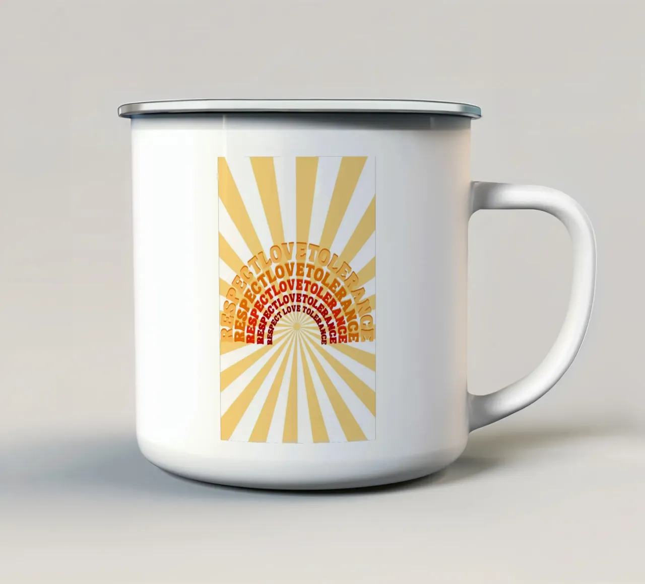 Bridge of Love tazza in smalto da SoulfireGuru