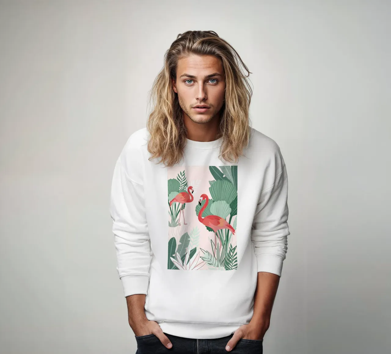 Flamingo Dreams felpa da Goed Blauw