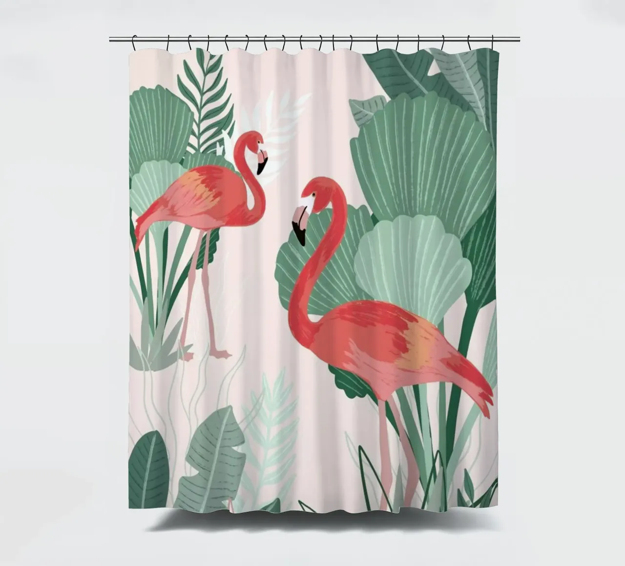 Flamingo Dreams tenda da doccia da Goed Blauw