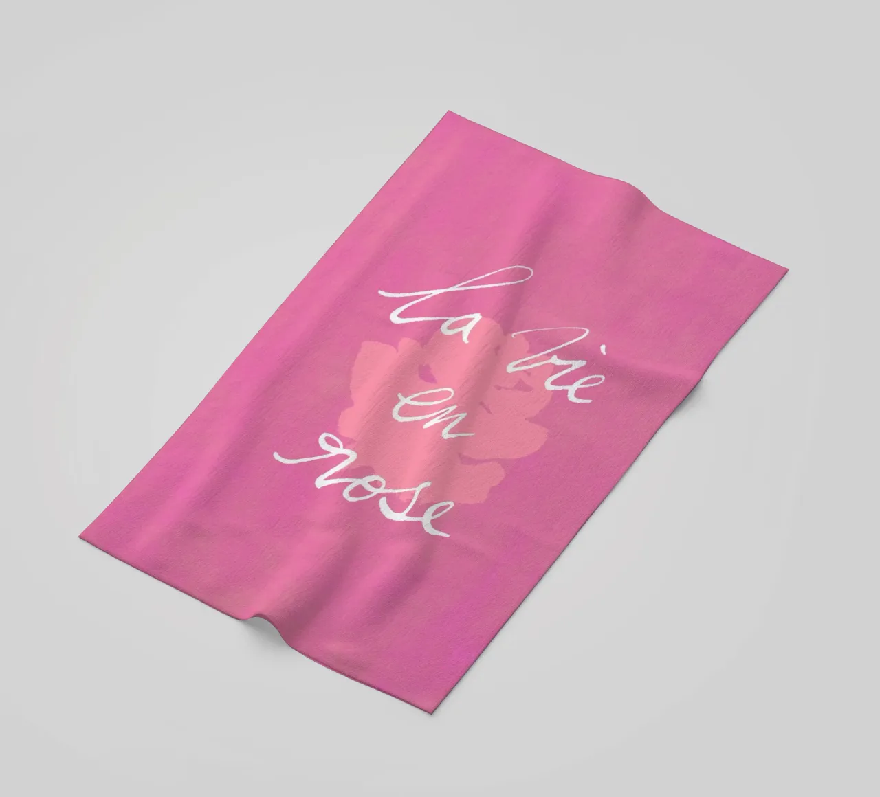 La Vie En Rose beach towel by intemporalis