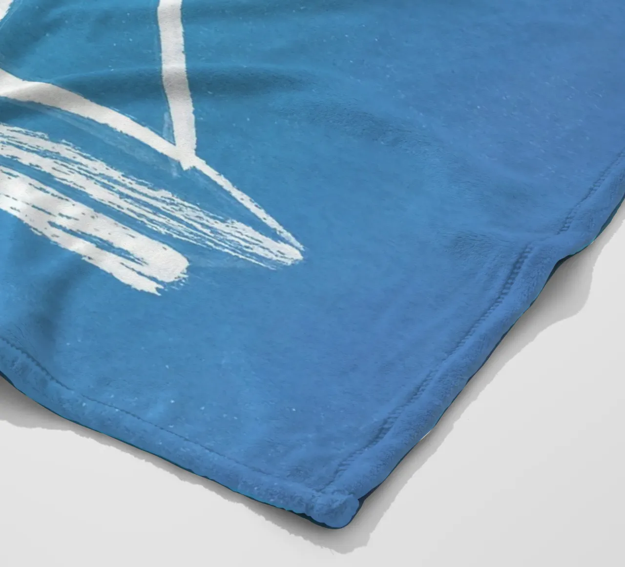 Barca a vela - Blu coperta in pile da intemporalis