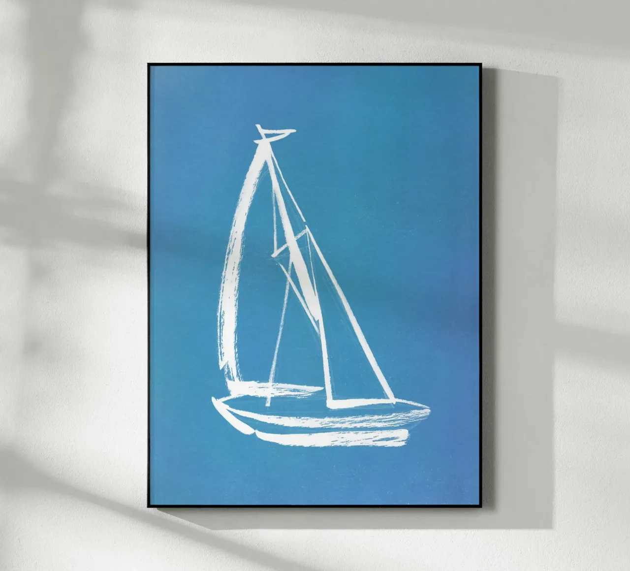 Sailing Boat - Blue acrylic glass by intemporalis