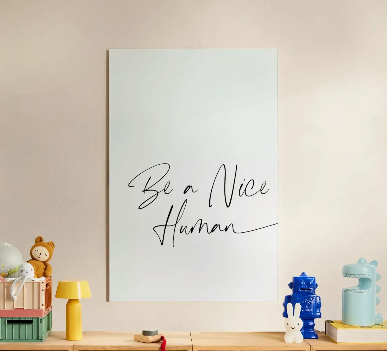 Nice Human plexiglass da Mottos by Sinan Saydik