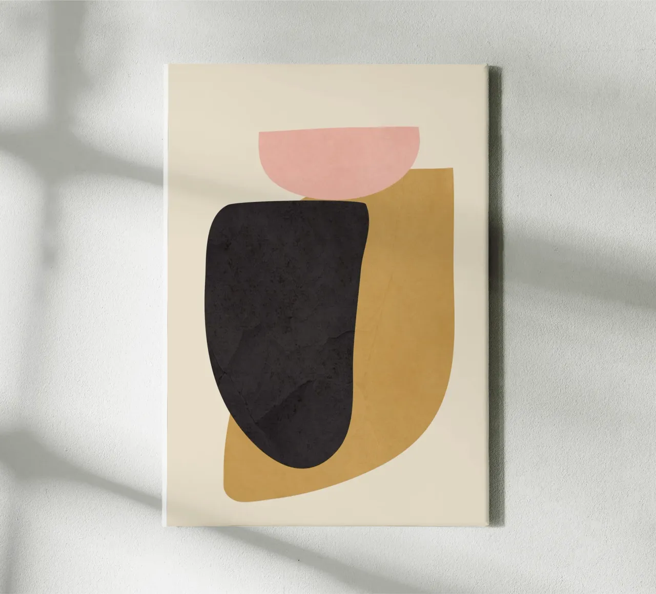 Abstract Shapes 34 canvas met Baklijst van cityart