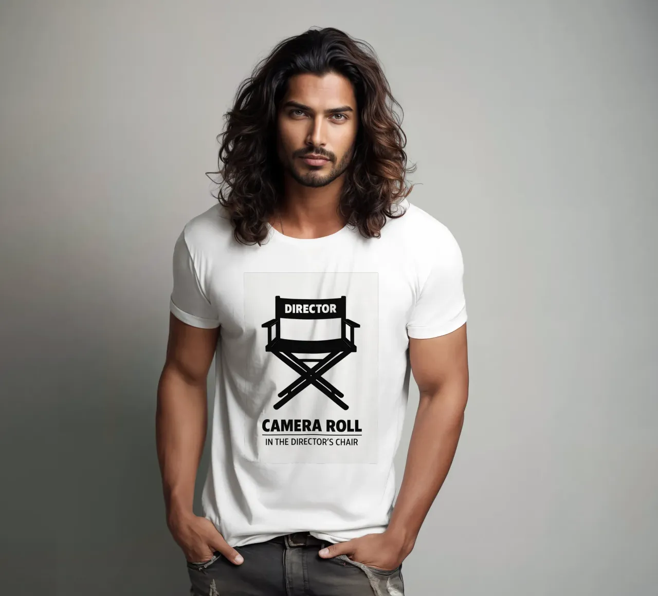 Director's Chair Print t-shirt da MoviesArt