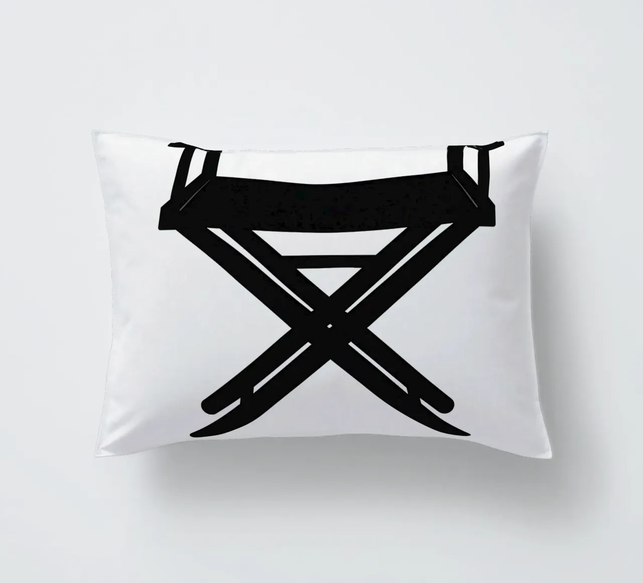 Director's Chair Print cuscino da MoviesArt