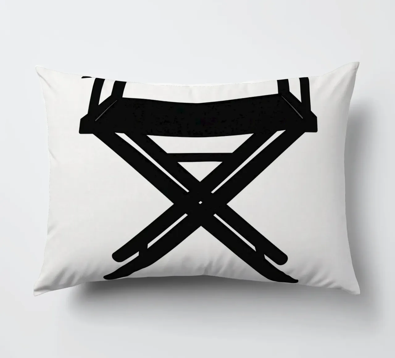 Director's Chair Print cuscino da MoviesArt