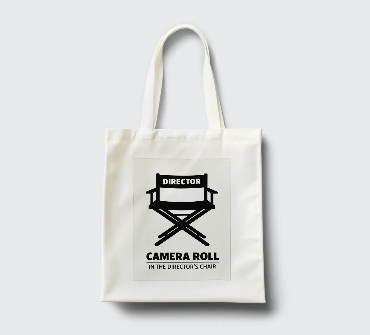 Director's Chair Print tote bag by MoviesArt