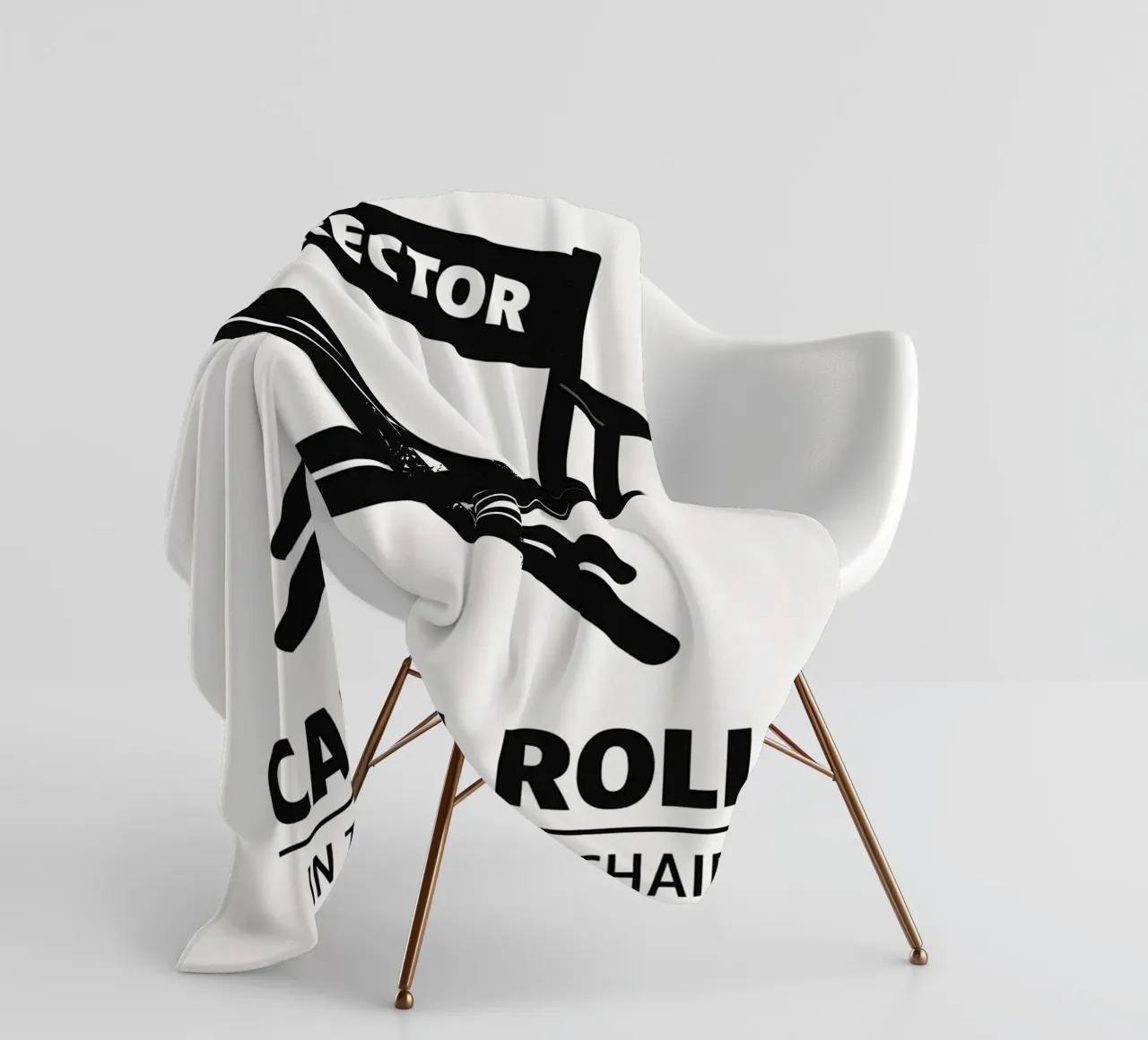 Director's Chair Print coperta in pile da MoviesArt