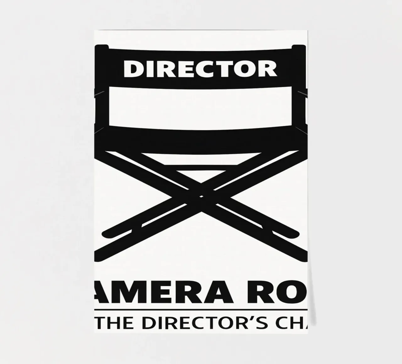 Director's Chair Print sticker sheet by MoviesArt