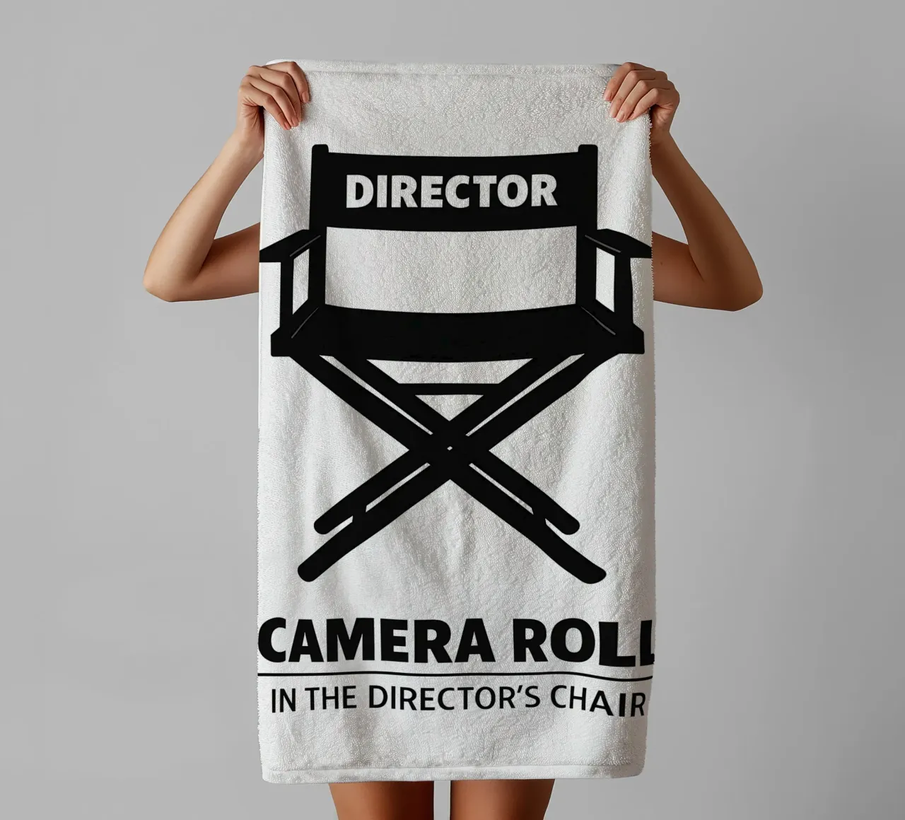 Director's Chair Print asciugamano da bagno da MoviesArt