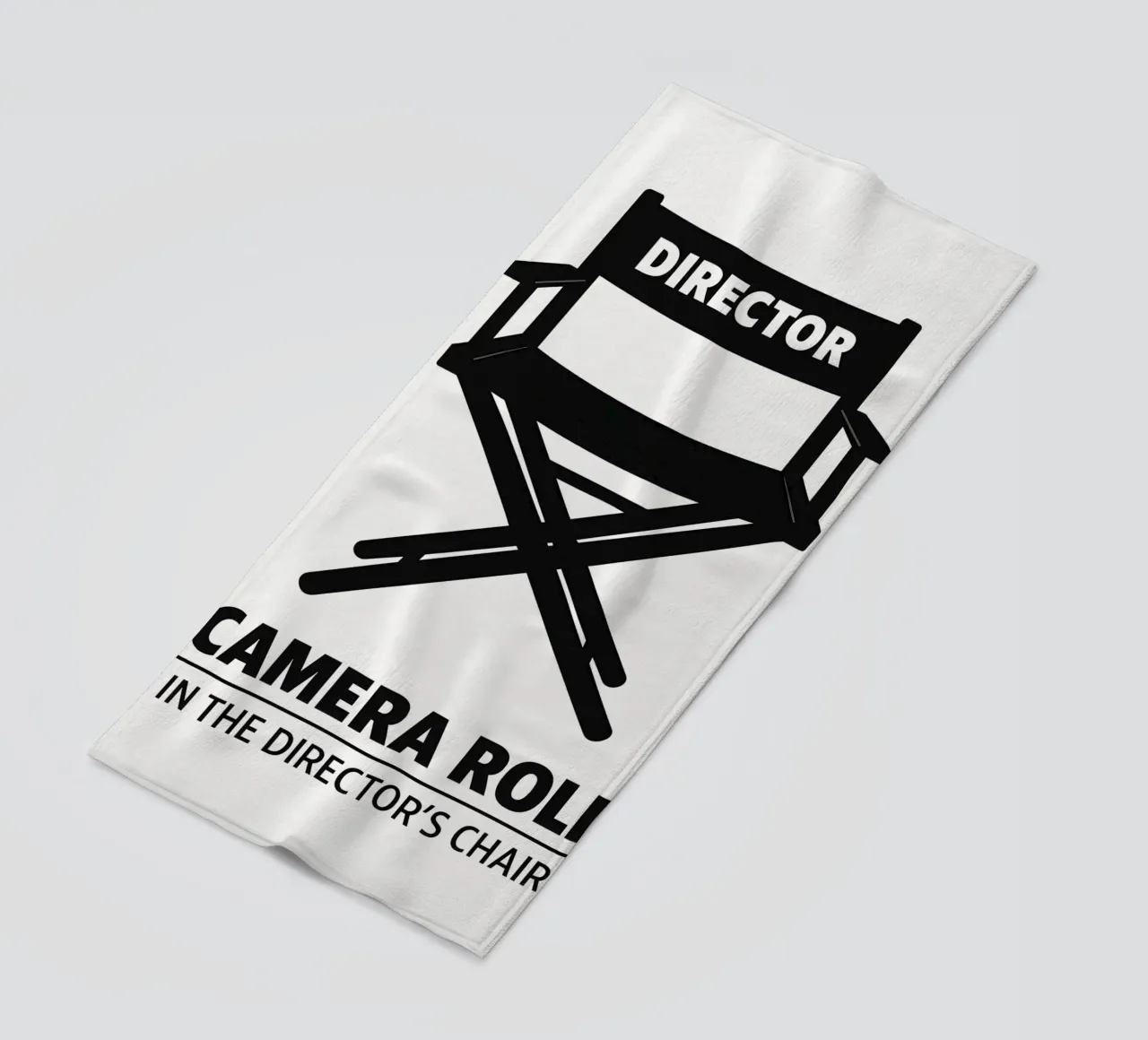 Director's Chair Print telo mare da MoviesArt