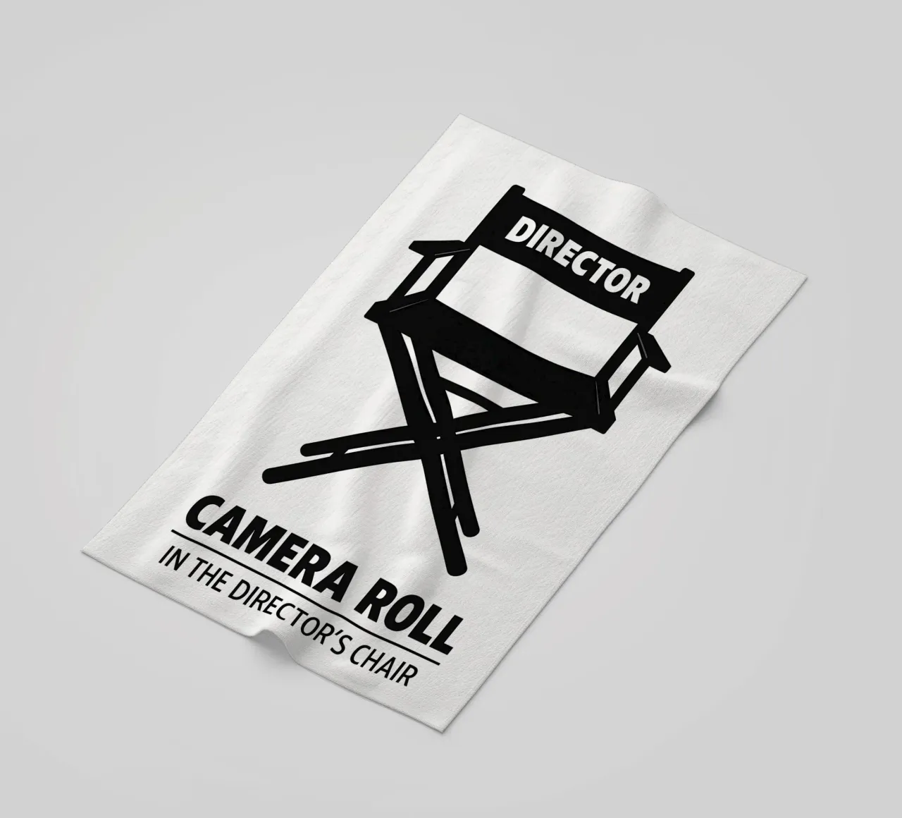 Director's Chair Print telo mare da MoviesArt