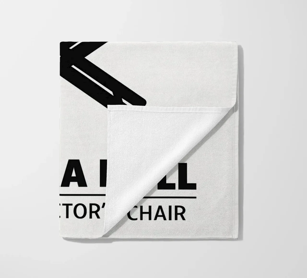 Director's Chair Print telo mare da MoviesArt
