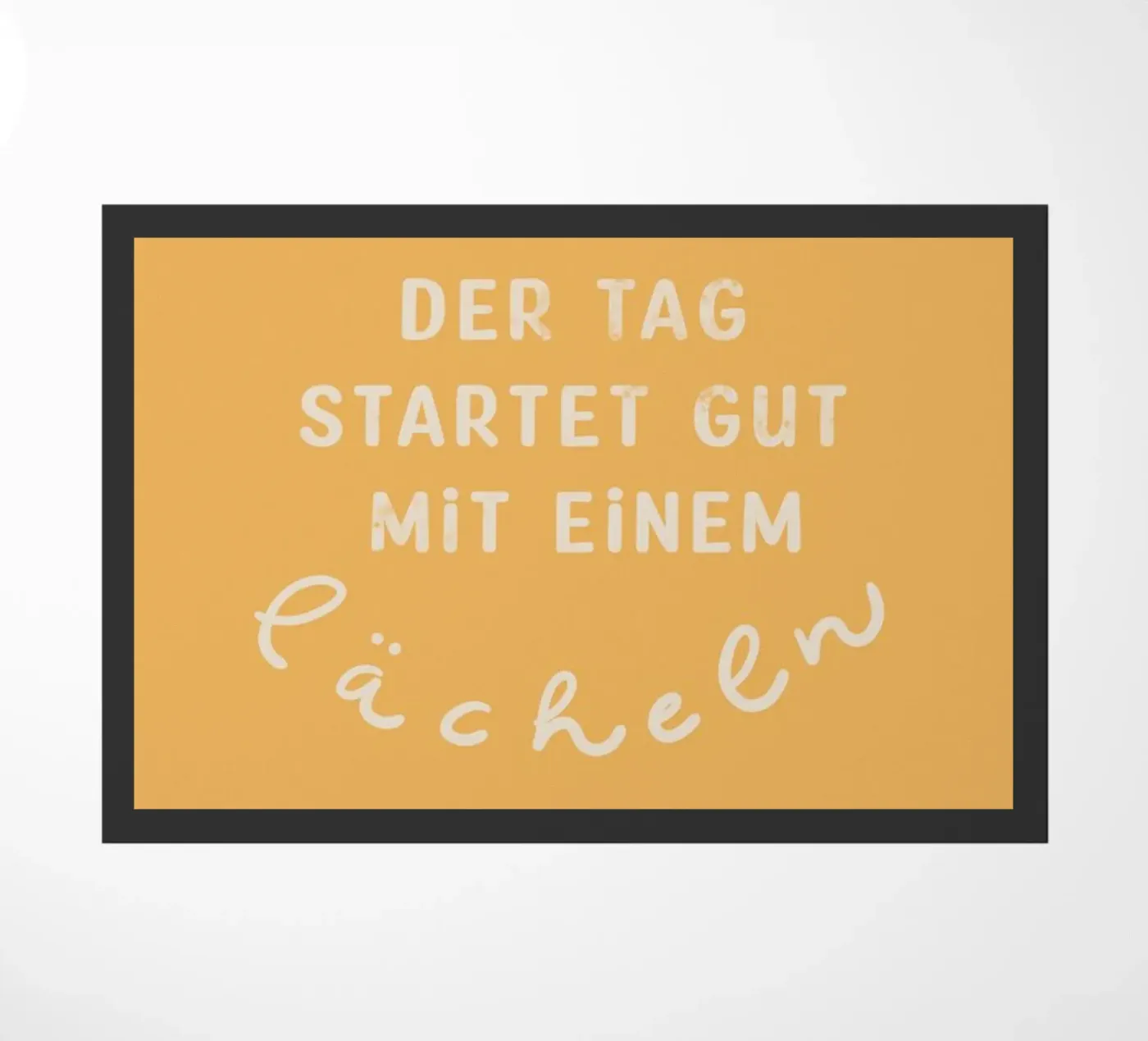 Lächle 1 deurmat van Julia Reyelt