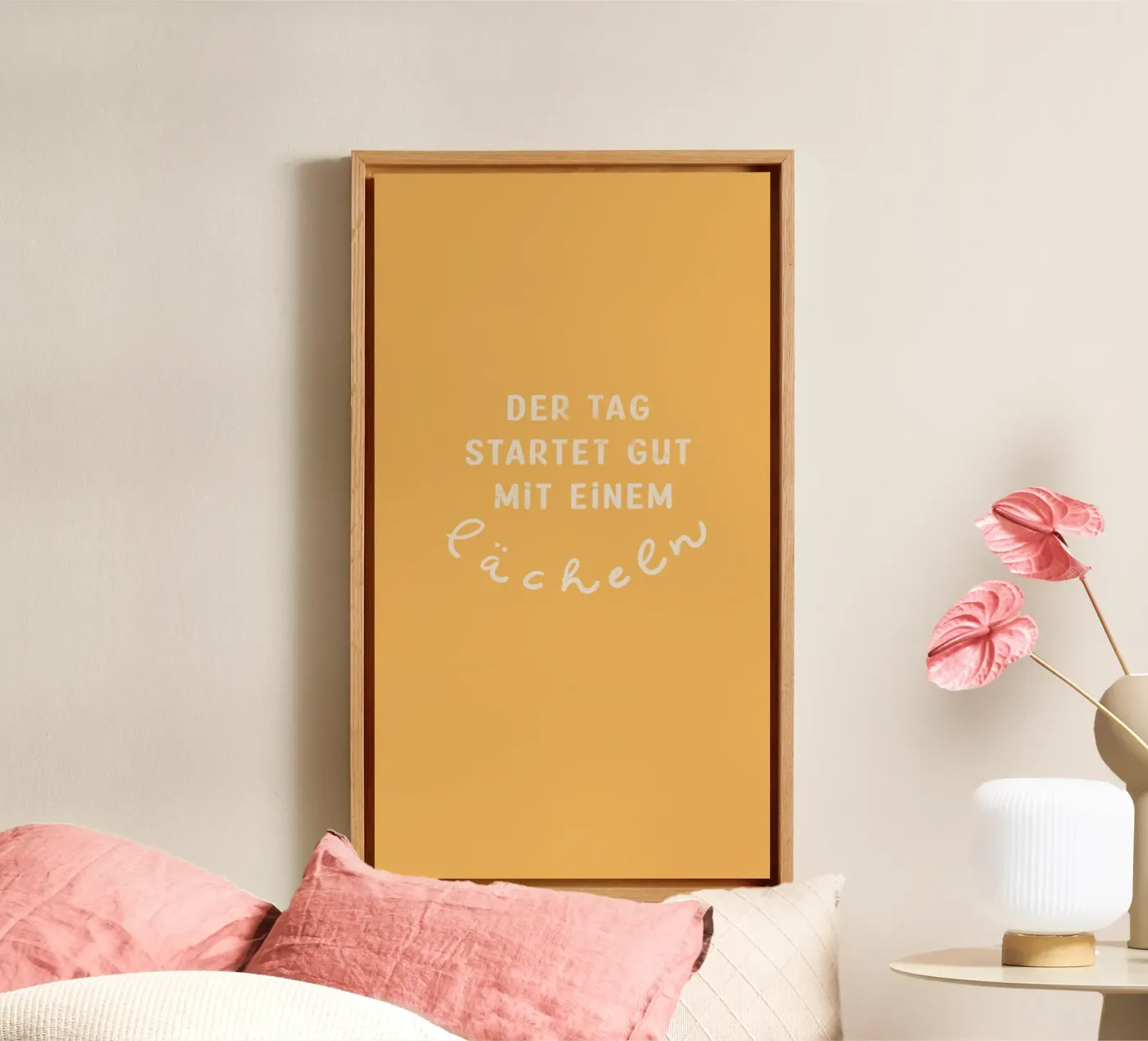 Lächle 1 tela da Julia Reyelt