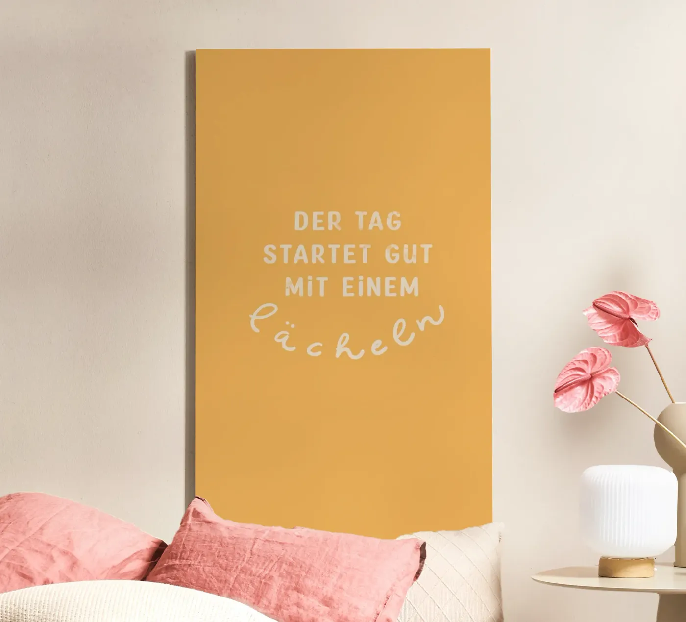 Lächle 1 tela da Julia Reyelt