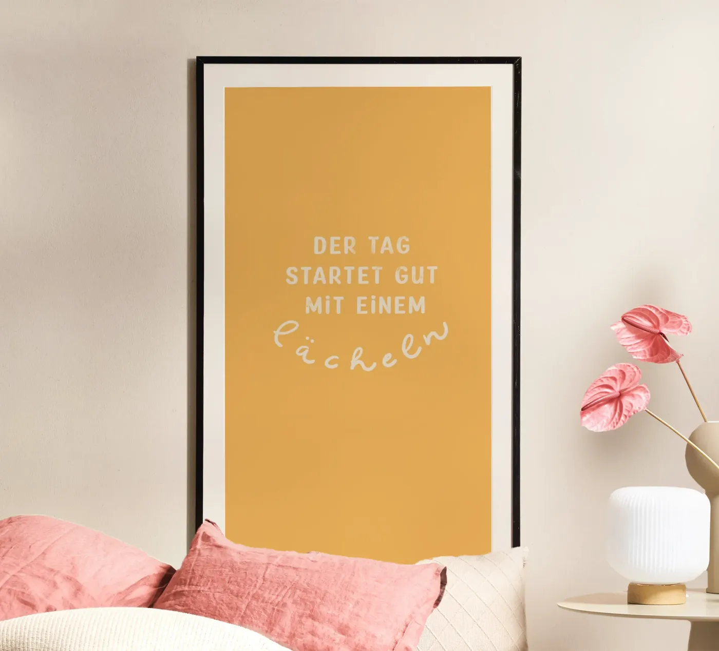 Lächle 1 poster van Julia Reyelt