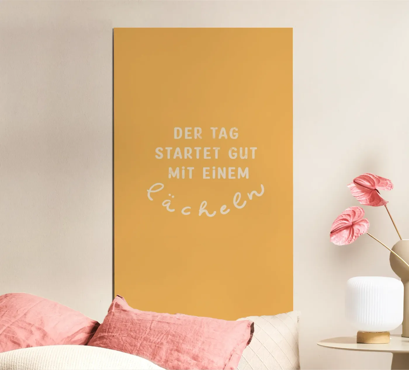 Lächle 1 poster by Julia Reyelt