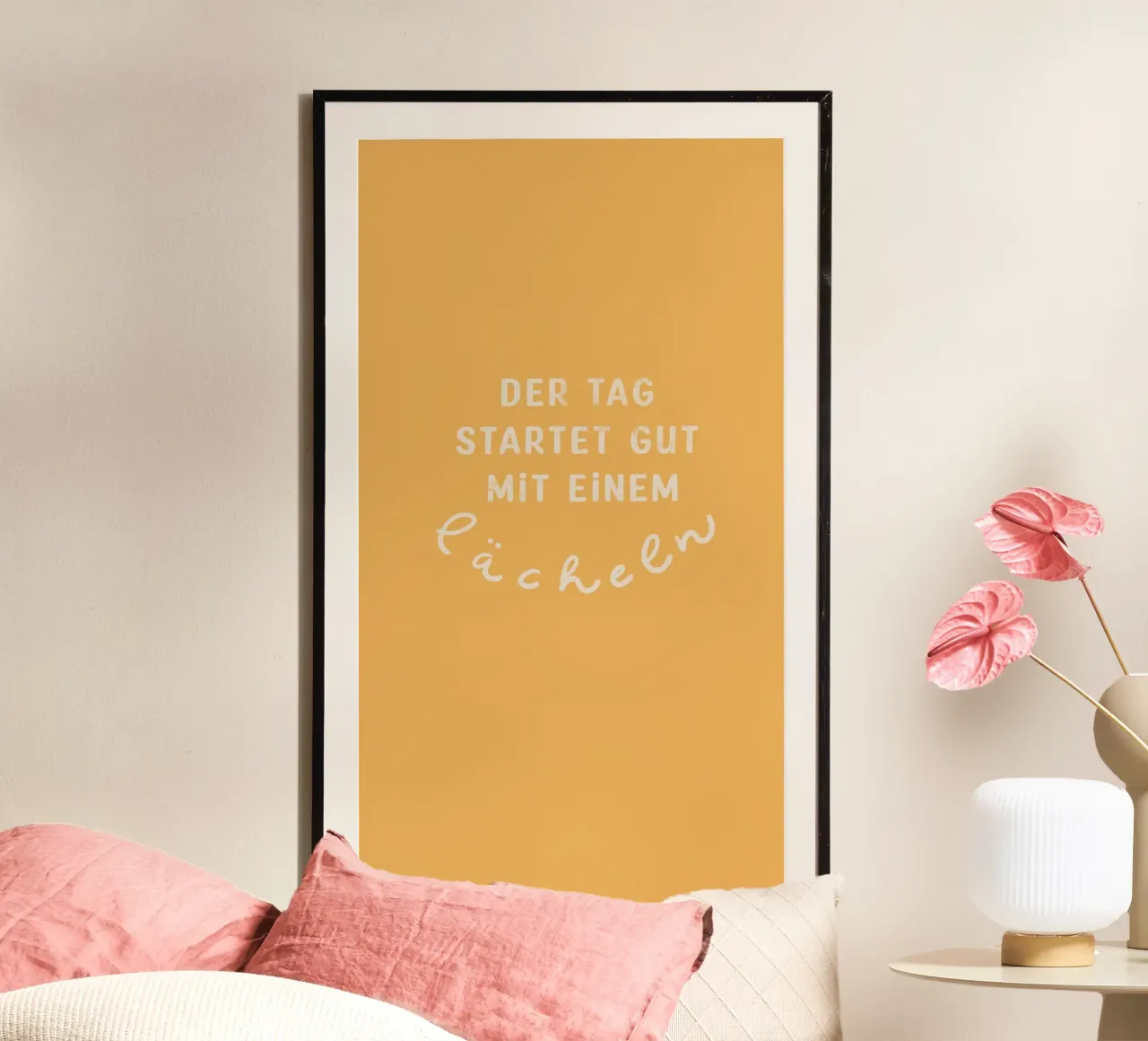 Lächle 1 poster by Julia Reyelt