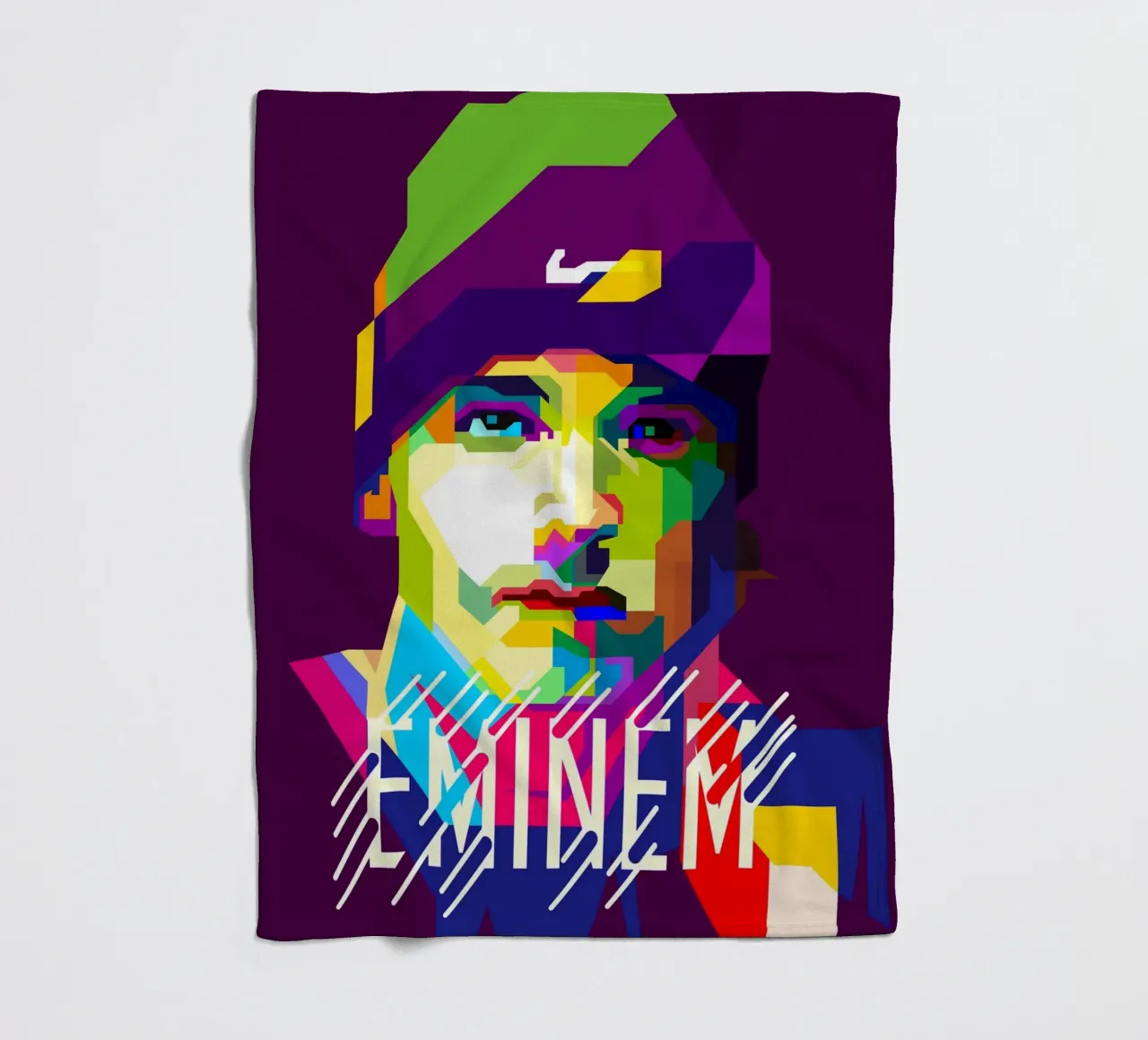 Il rapper statunitense WPAP è ora di tendenza coperta in pile da Artkreator