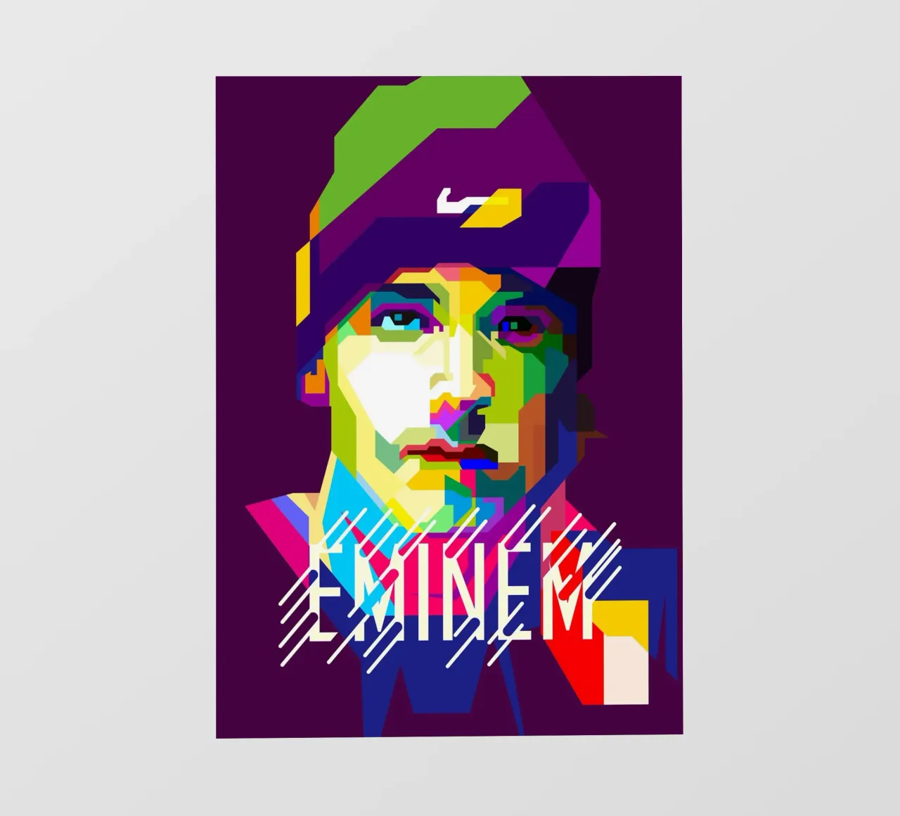 Il rapper statunitense WPAP è ora di tendenza pellicola backlit da Artkreator