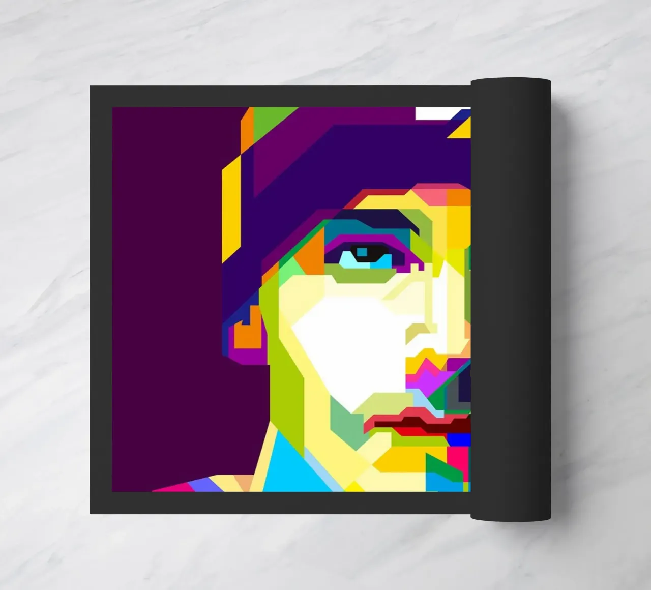 Il rapper statunitense WPAP è ora di tendenza zerbino da Artkreator