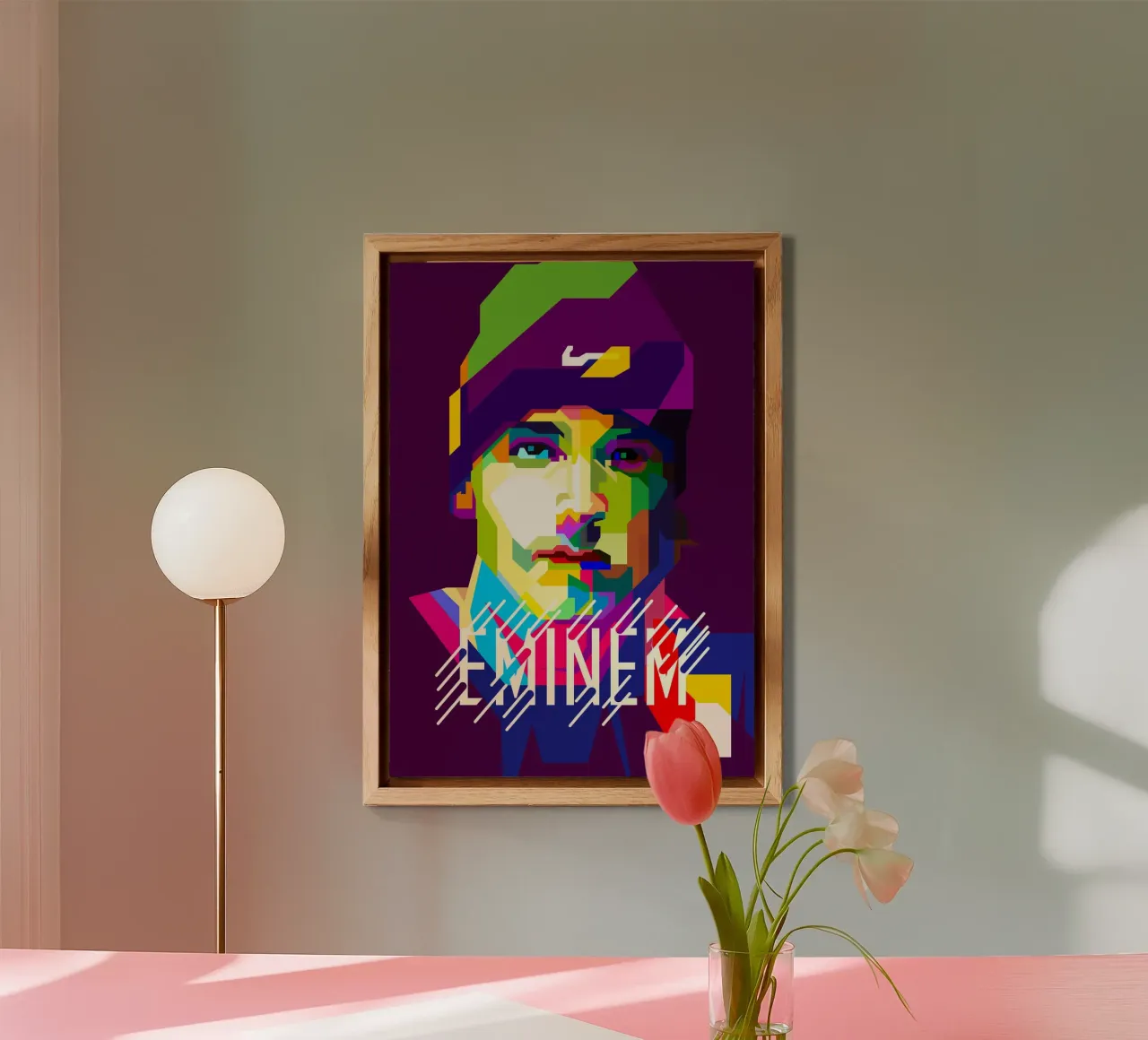 Il rapper statunitense WPAP è ora di tendenza alluminio dibond da Artkreator