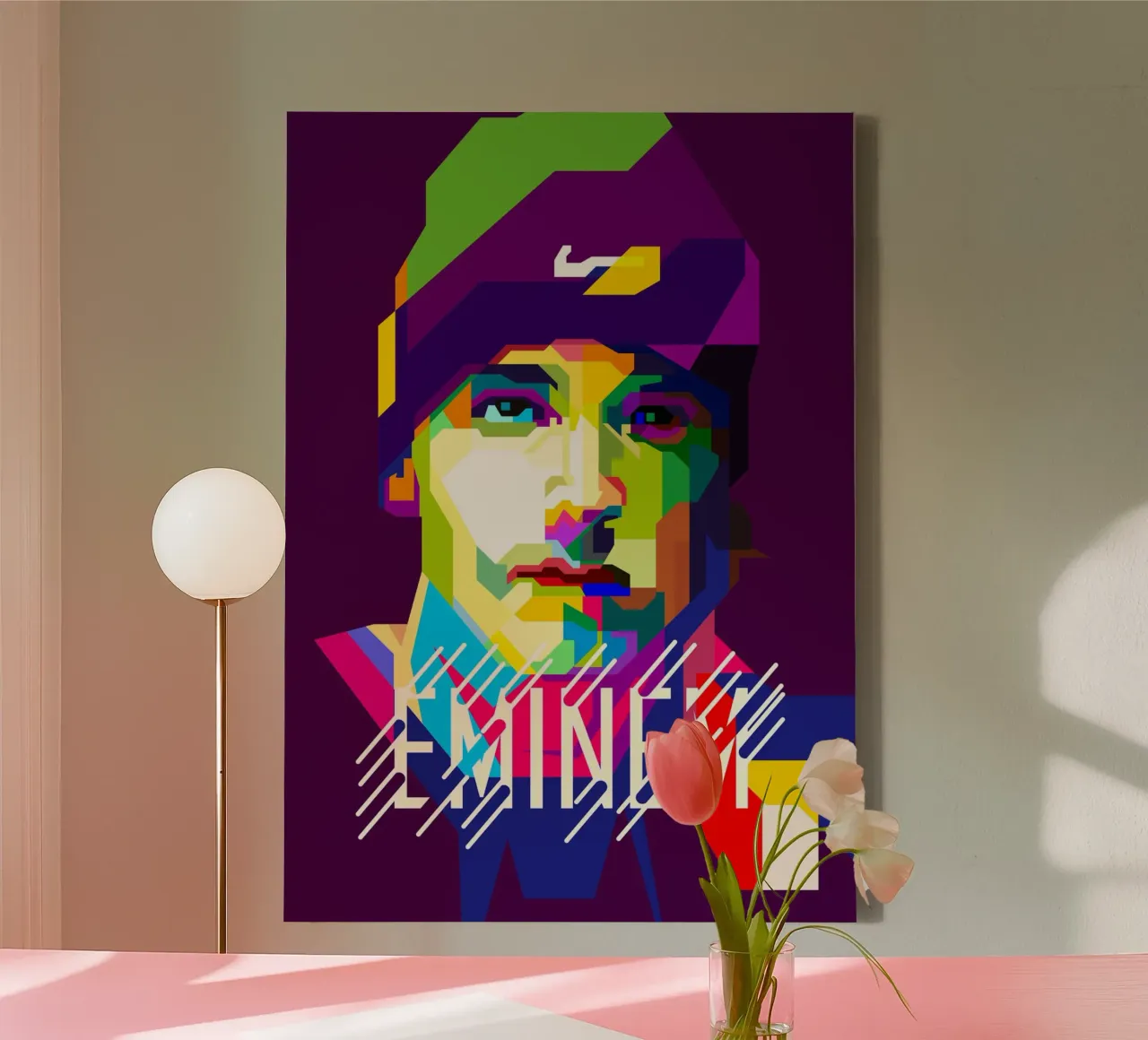 Il rapper statunitense WPAP è ora di tendenza tela con Cornice a cassetta da Artkreator