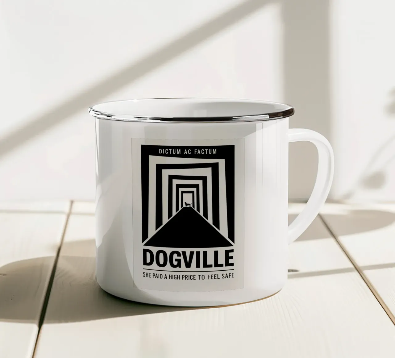 Dogville Print tazza in smalto da MoviesArt