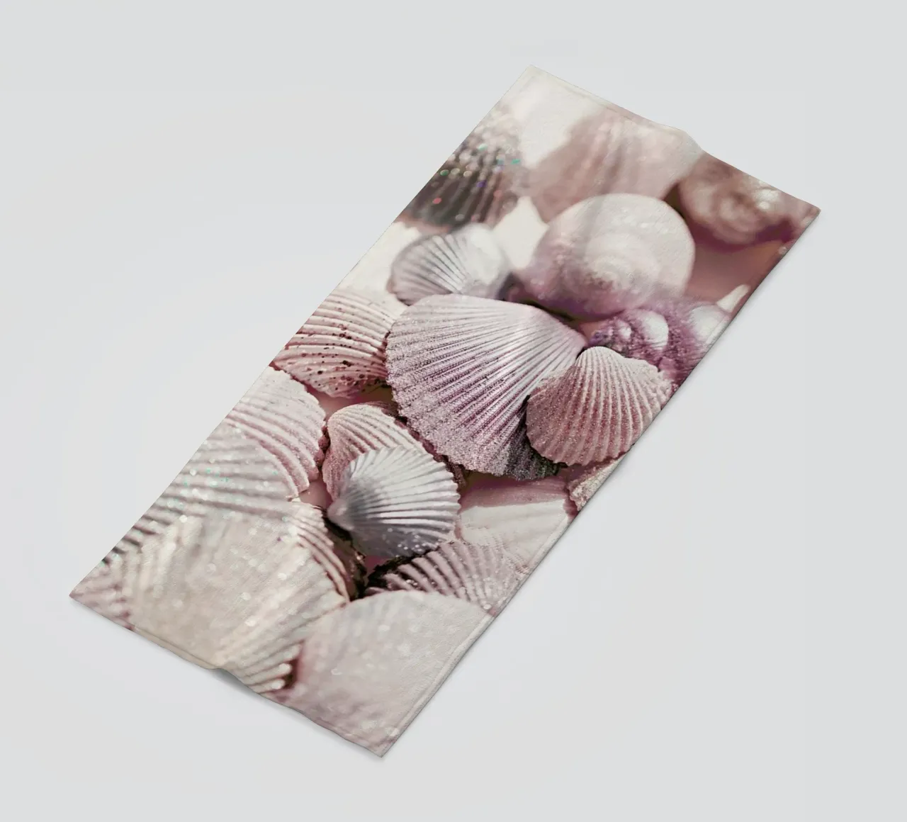 Shells and Glitter - Glittering shells in the sunlight beach towel by Monika Strigel