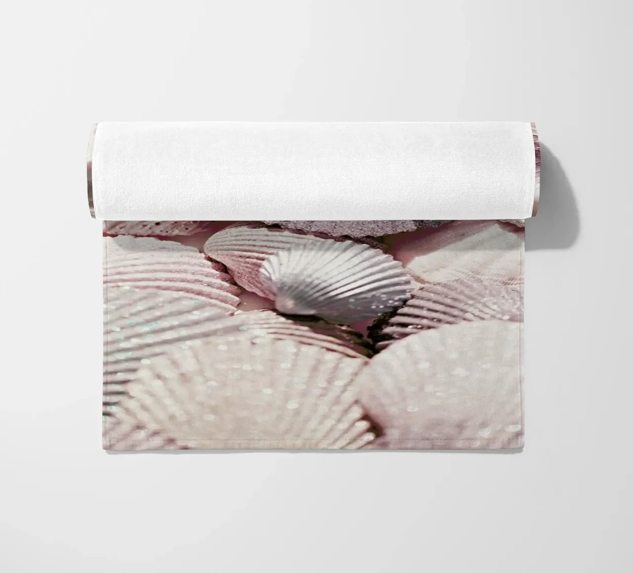 Shells and Glitter - Glittering shells in the sunlight beach towel by Monika Strigel