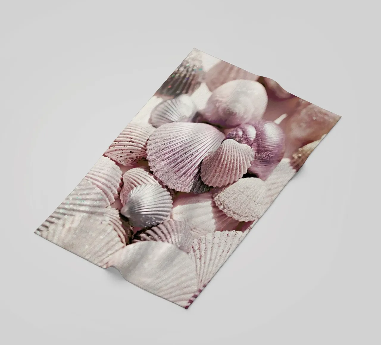 Shells and Glitter - Glittering shells in the sunlight beach towel by Monika Strigel