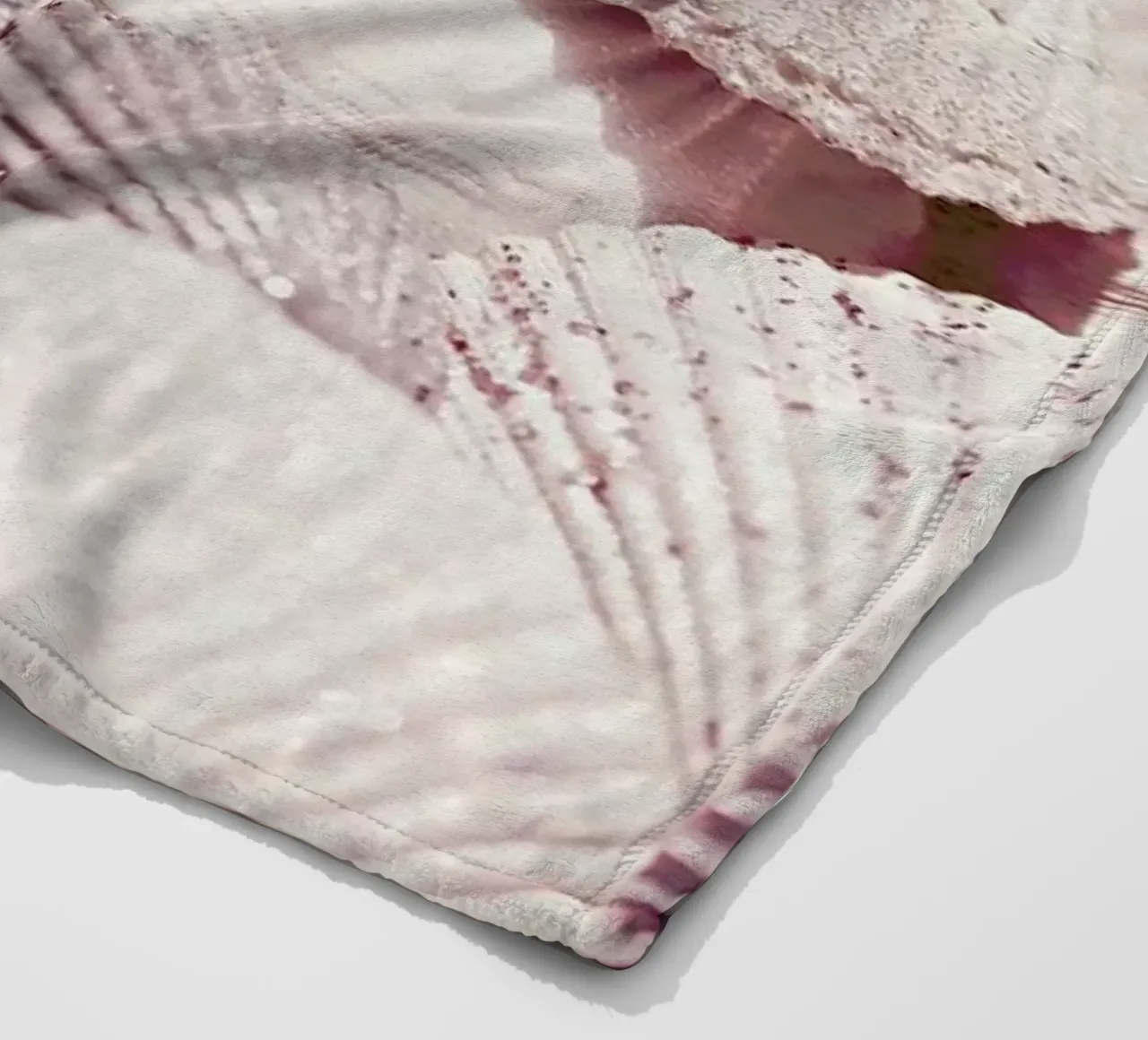 Shells and Glitter - Glittering shells in the sunlight fleece blanket by Monika Strigel