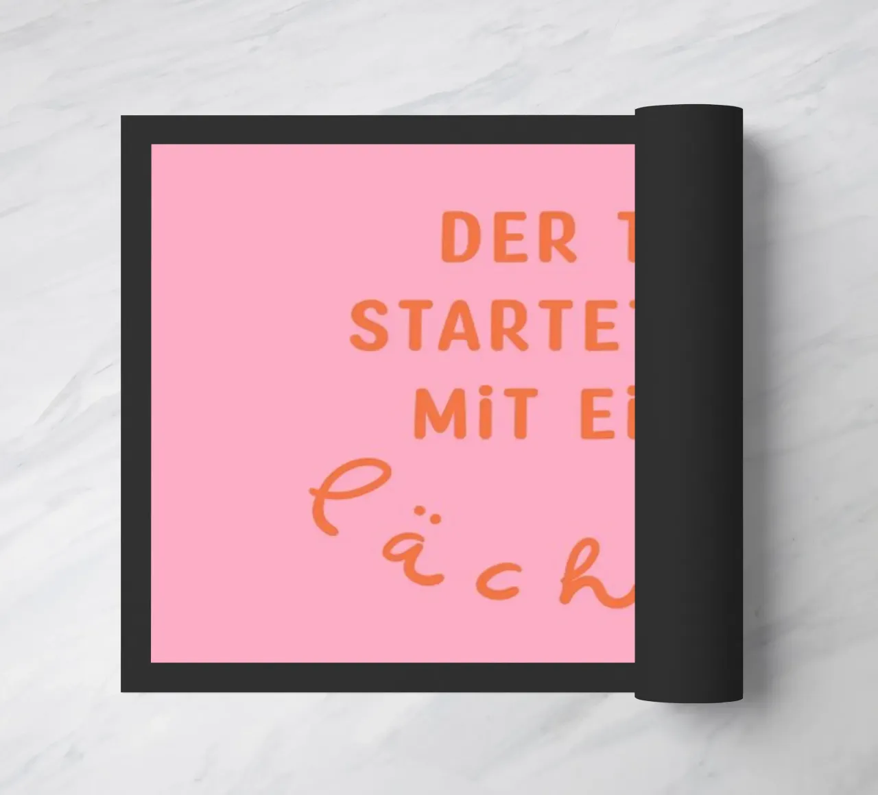 Lächle 2 deurmat van Julia Reyelt