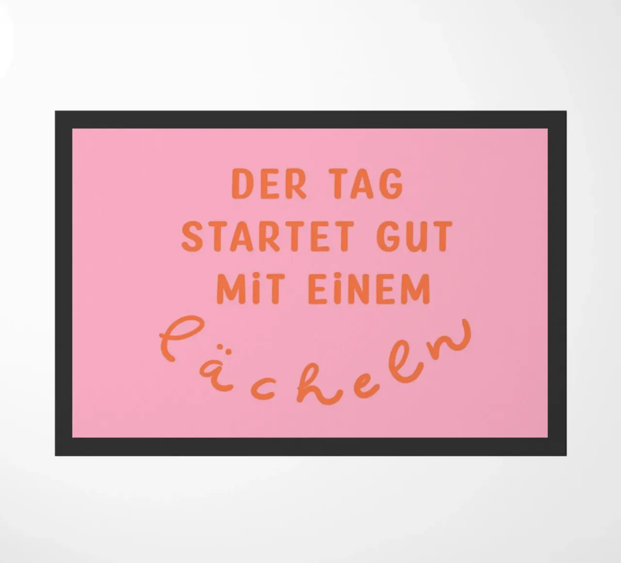 Lächle 2 deurmat van Julia Reyelt